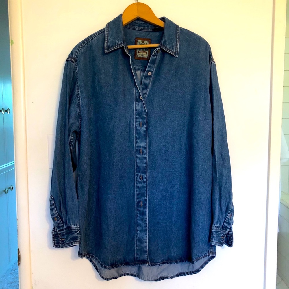 Chamonix Jean oversized chambray